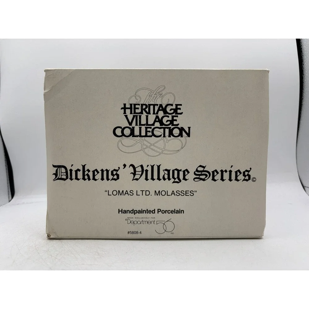 Department 56 1993 Vintage HVC Dickens Village Series Lomas Ltd. Molasses 5808-4